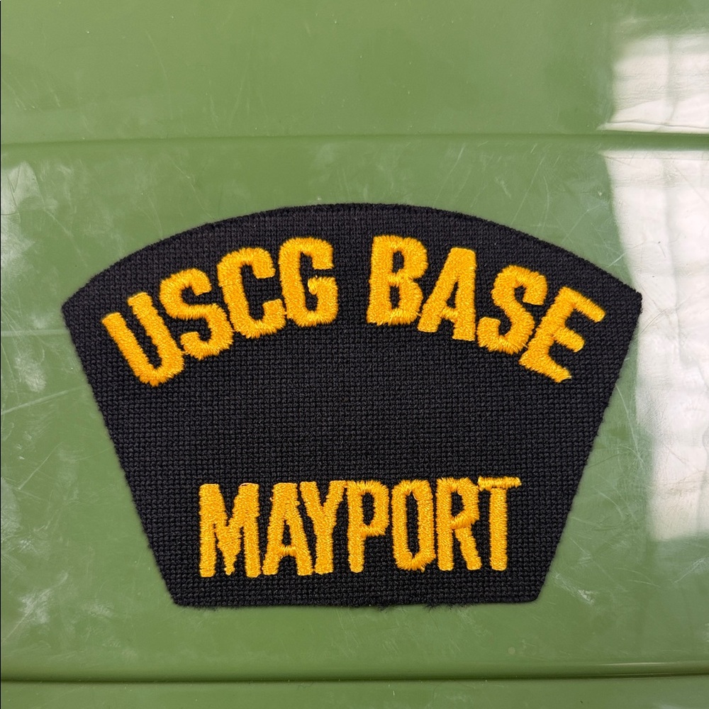 USCG Base Mayport embroidered naval Patch